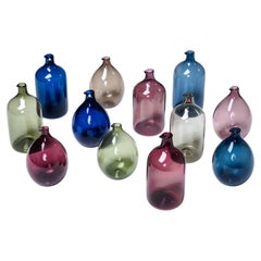 Set of 12 “Bird” Bottles by Timo Sarpaneva for Iittala, Finland, 1950s