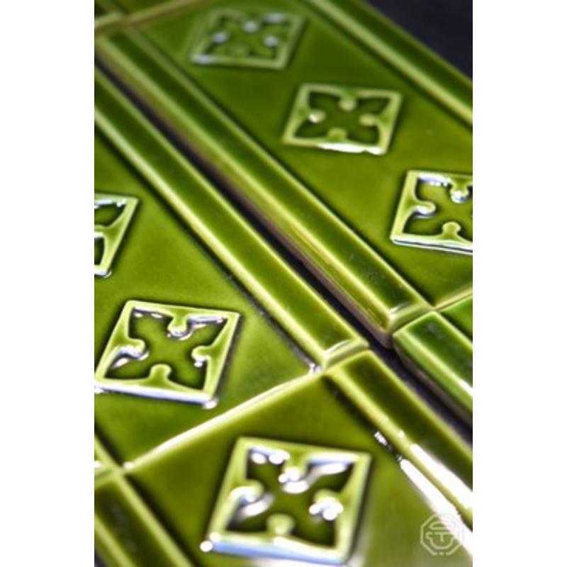 French Set of 12, Ceramic Paris Metro Tiles from Vallauris For Sale