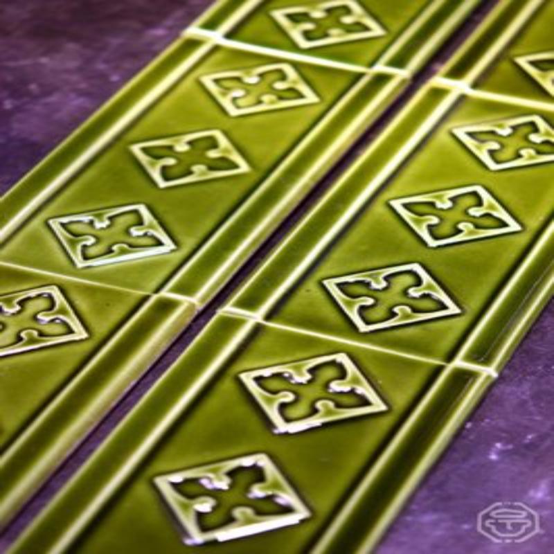 Set of 12, Ceramic Paris Metro Tiles from Vallauris In Excellent Condition For Sale In Andrézieux-Bouthéon, FR