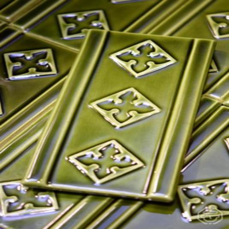 Mid-20th Century Set of 12, Ceramic Paris Metro Tiles from Vallauris For Sale