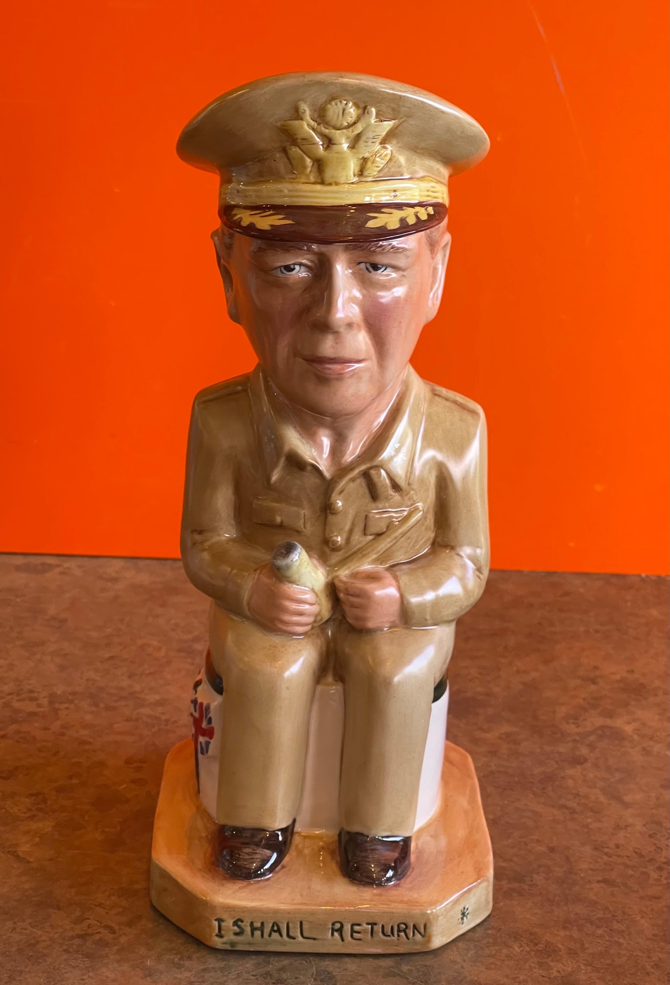 Set of 12 Ceramic Toby Jugs World War ii Allied Leaders Collection by Wilkinson 5