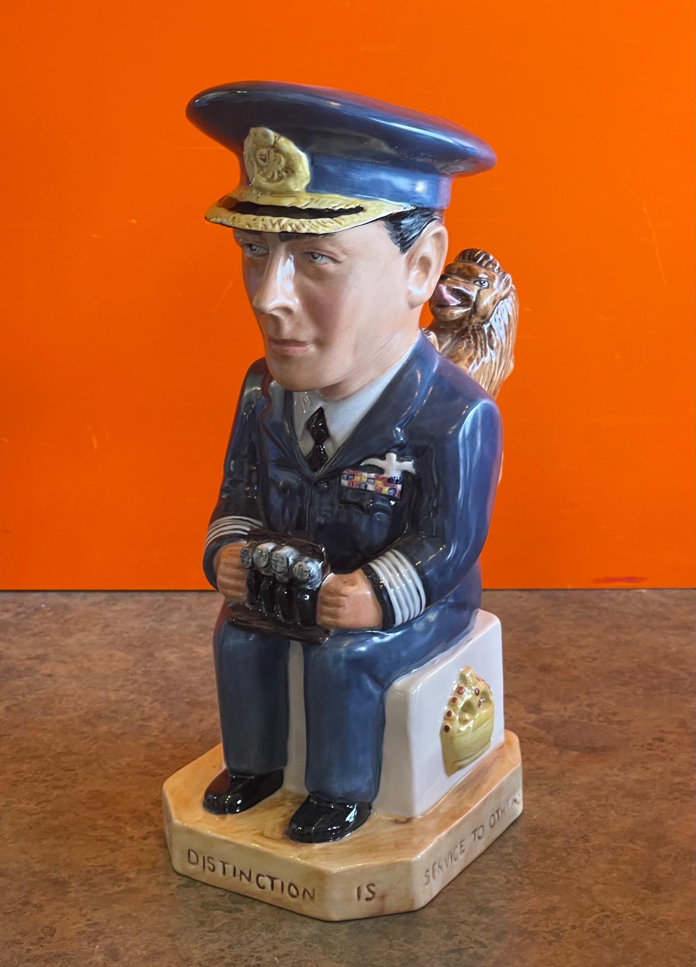 Set of 12 Ceramic Toby Jugs World War ii Allied Leaders Collection by Wilkinson 10