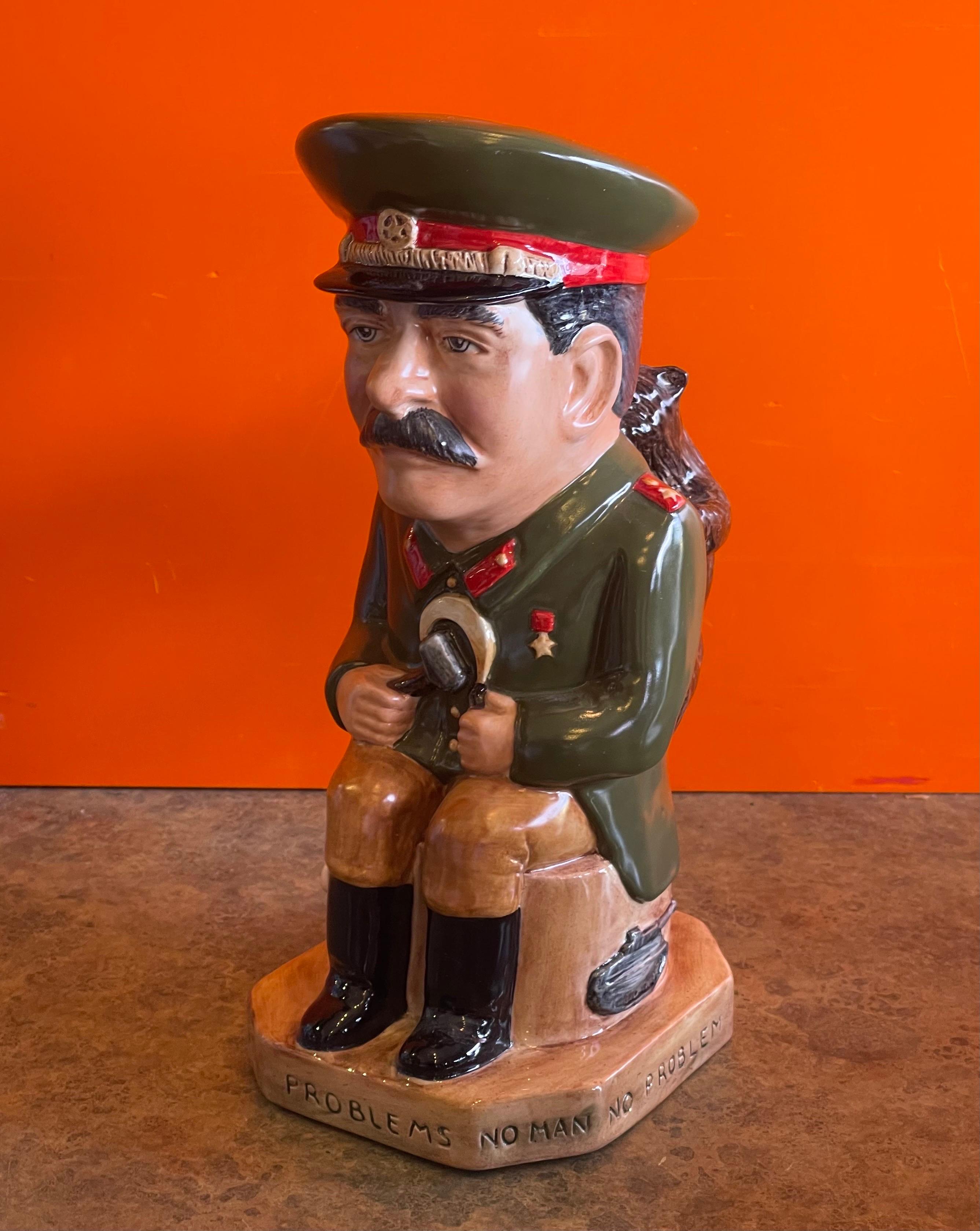 Set of 12 Ceramic Toby Jugs World War ii Allied Leaders Collection by Wilkinson 11