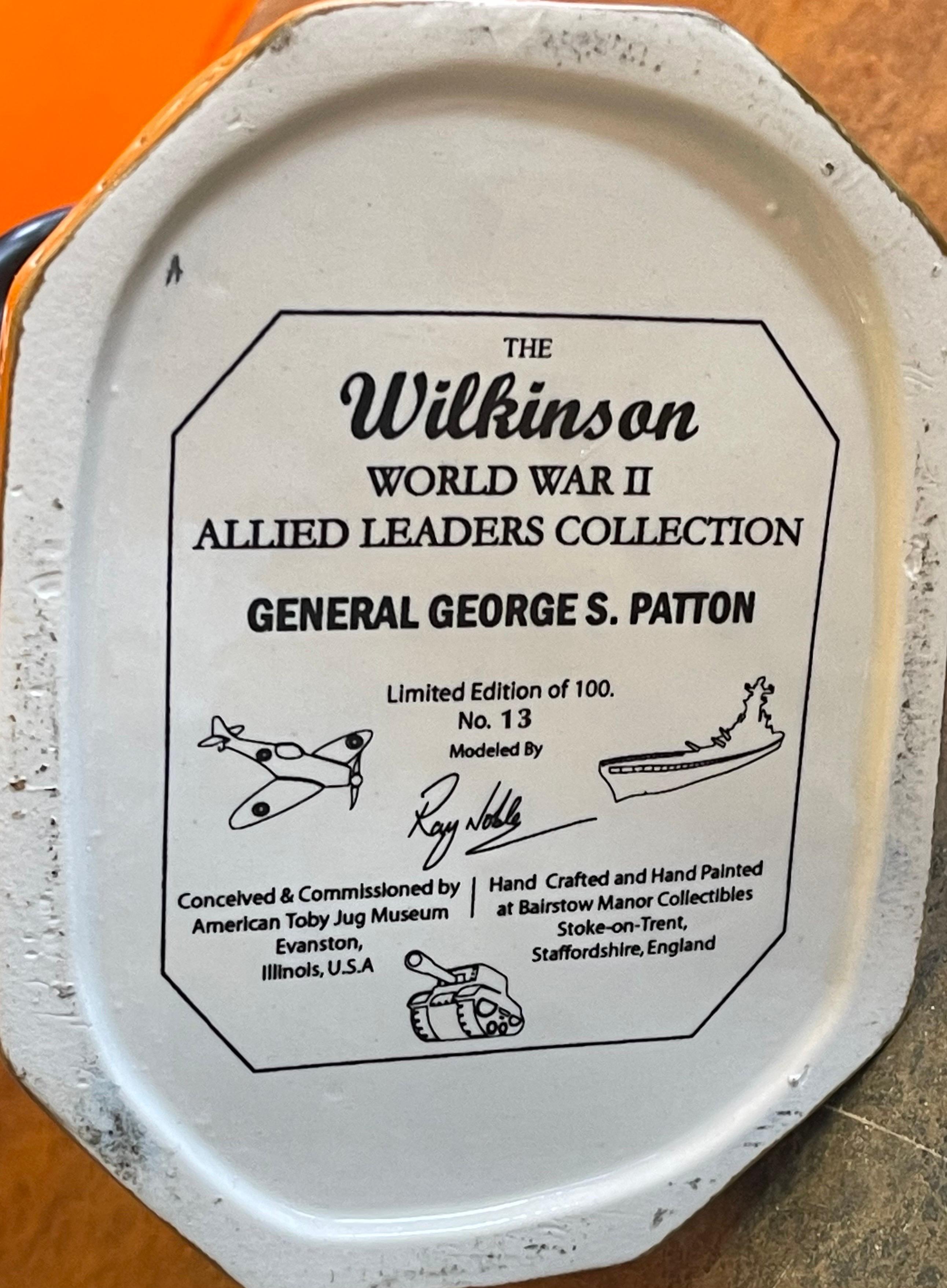 Set of 12 Ceramic Toby Jugs World War ii Allied Leaders Collection by Wilkinson 13
