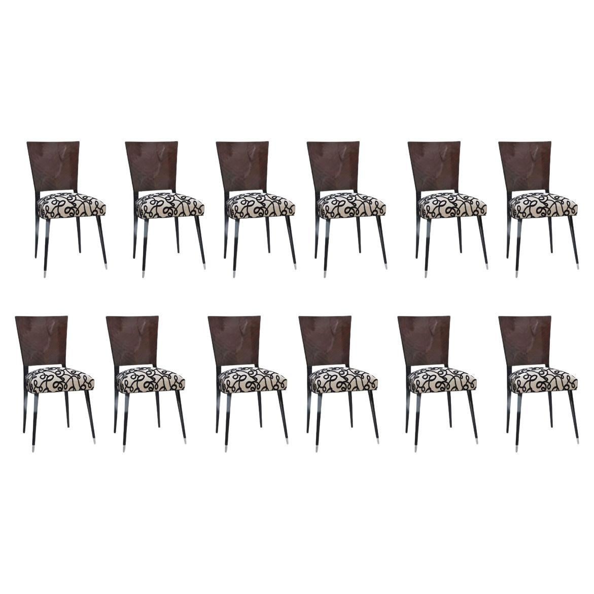 "Set of 12 Chairs ", 1960, France  For Sale