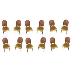 "Set of 12 Chairs Art Deco", 1930, France in Wood