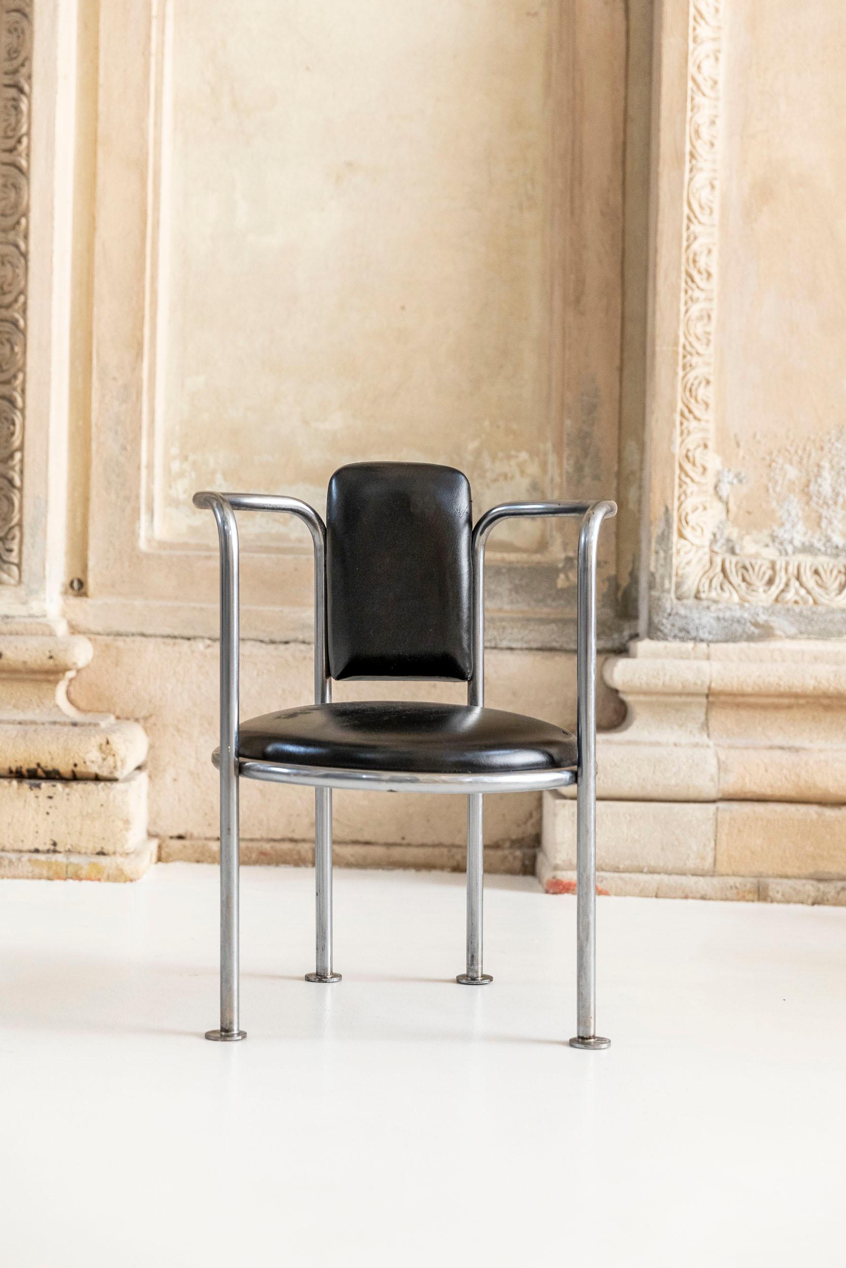 Mid-Century Modern Set of 12 Chairs Bohaus Inspired