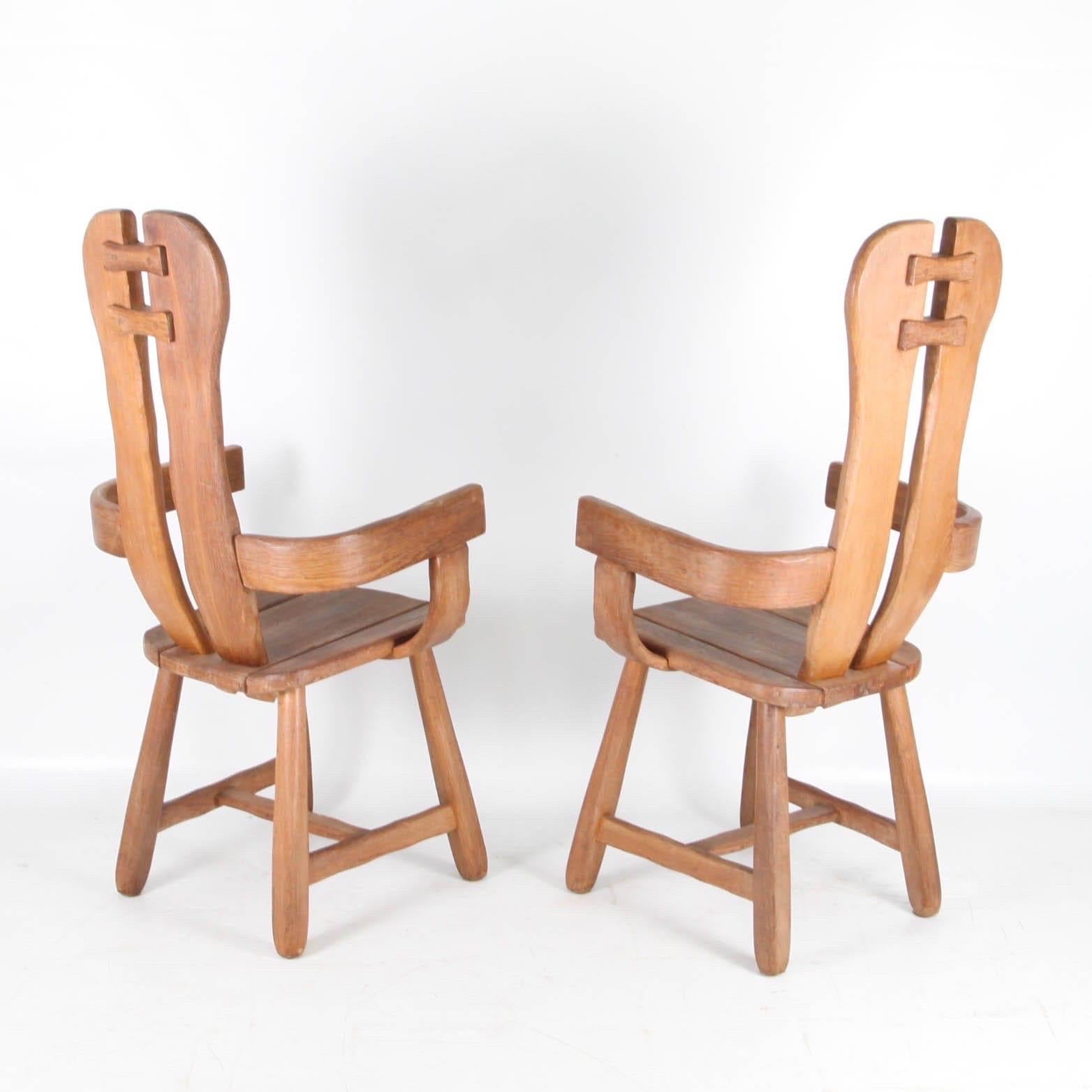 Set of 12 chairs by DE PUYDT 10