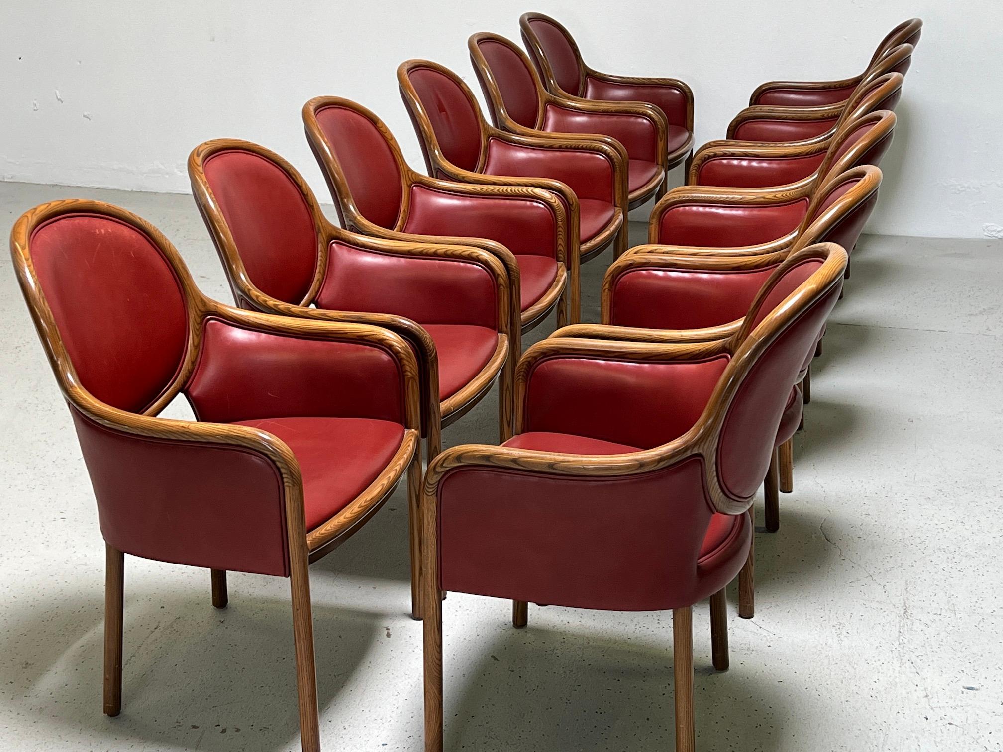 Set of 12 Chairs by Ward Bennett for Brickel 10