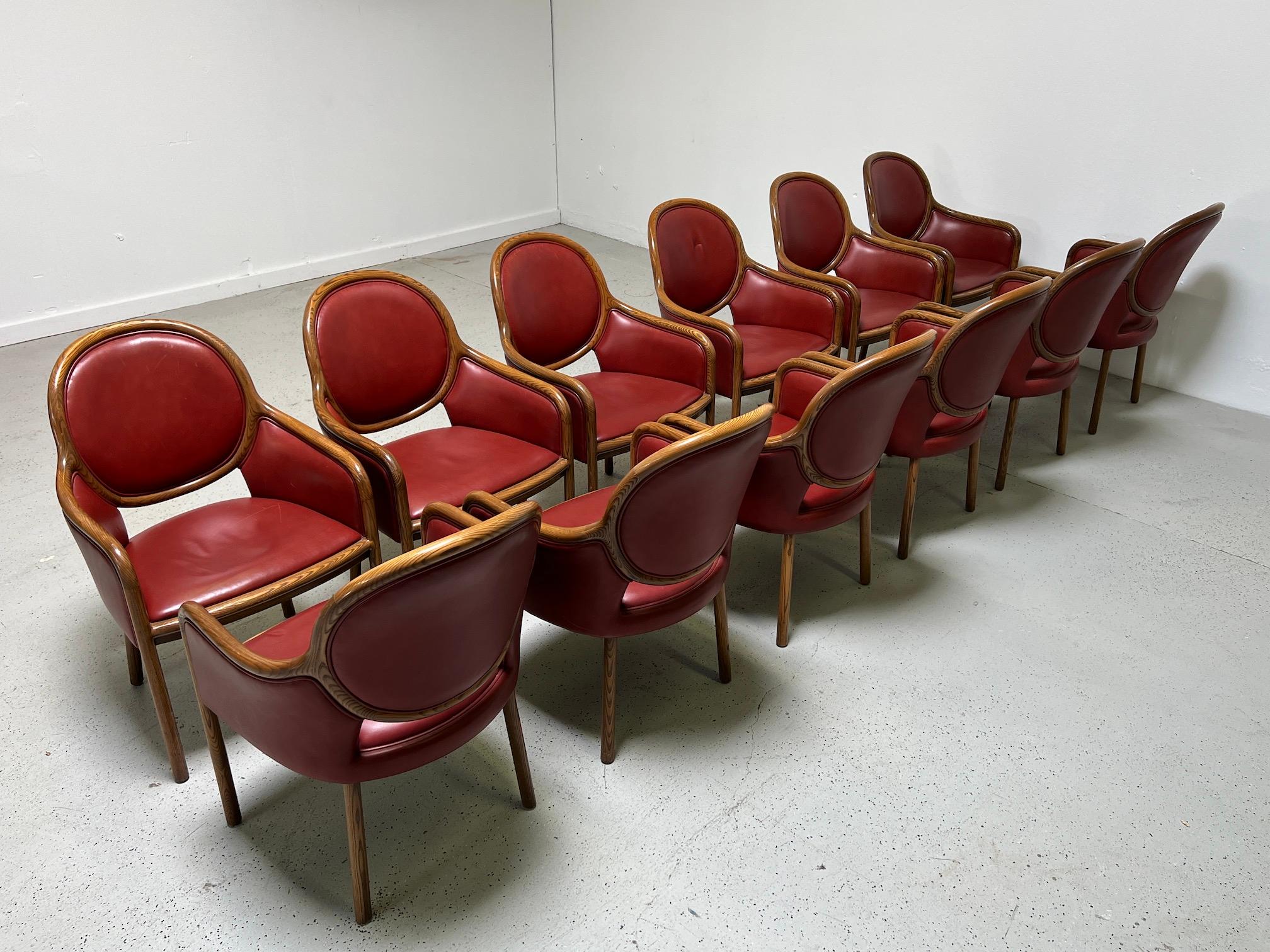 Set of 12 Chairs by Ward Bennett for Brickel 13