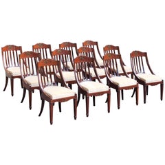 Antique Set of 12 Chairs