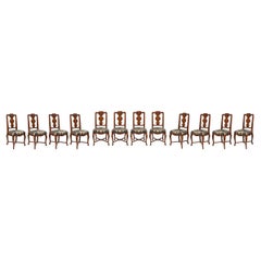 Set of 12  dining Chairs regence Style