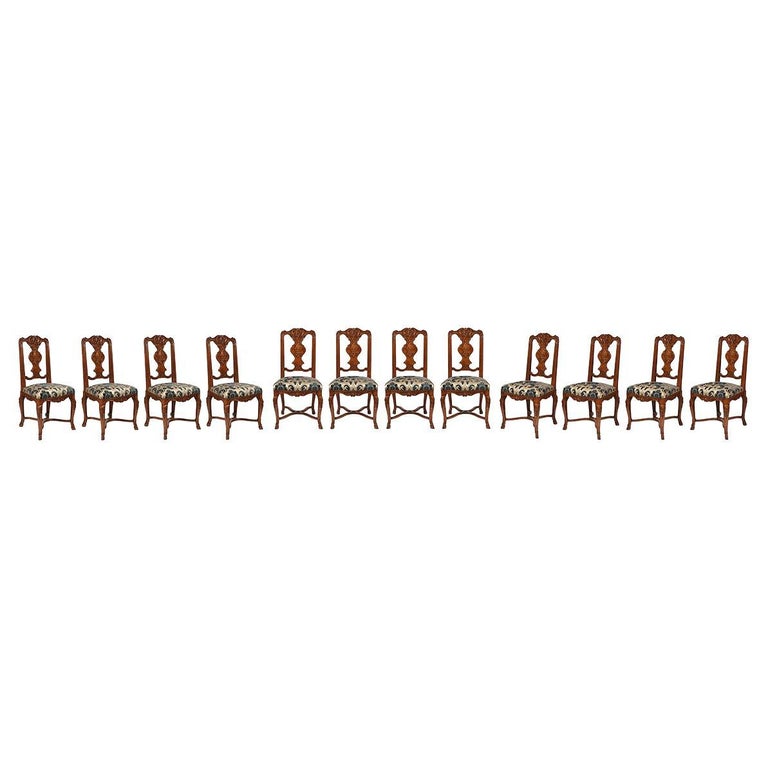 Set of 12  dining Chairs regence Style For Sale