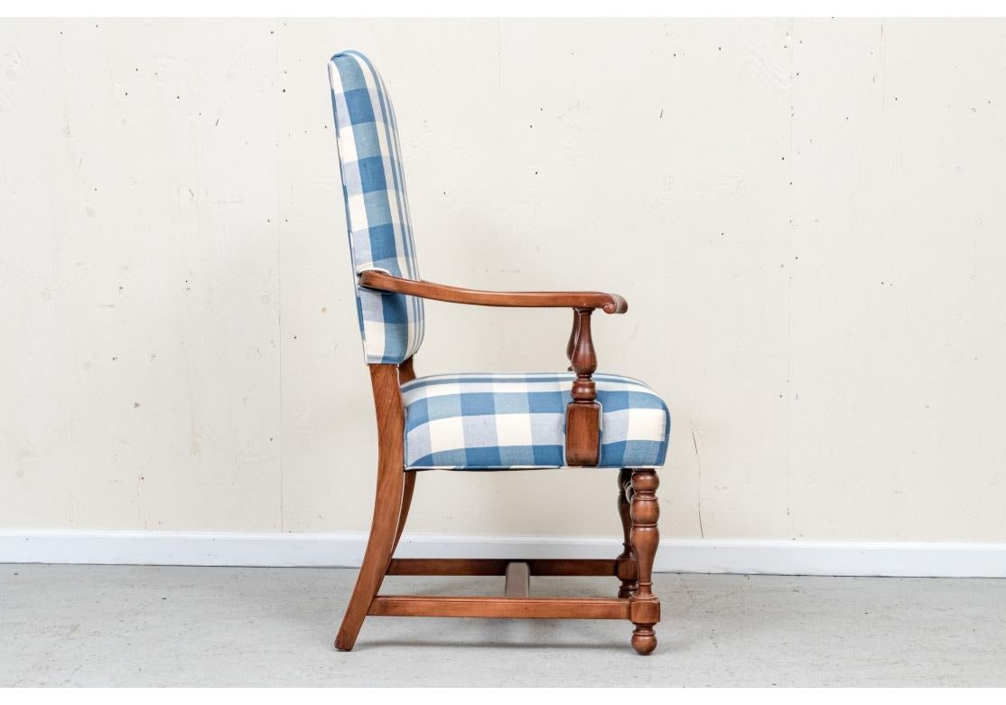 Set Of 12 Charles Stewart Upholstered Dining Room Chairs 11