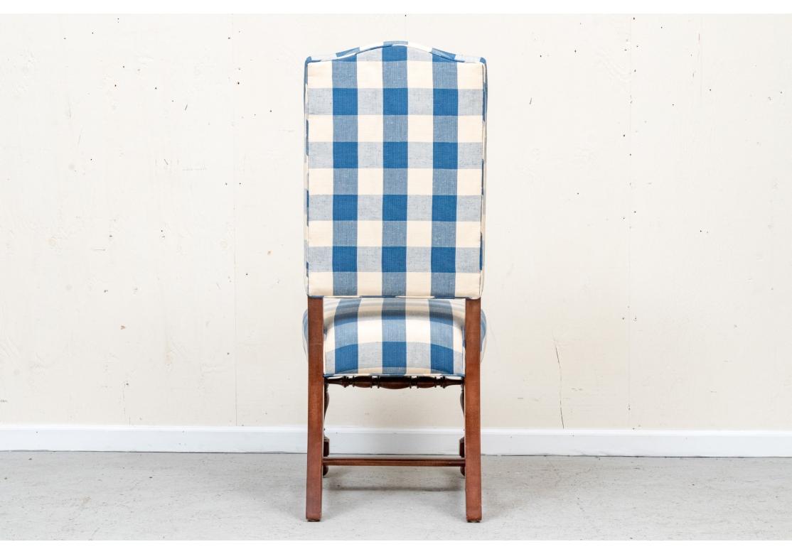 Contemporary Set Of 12 Charles Stewart Upholstered Dining Room Chairs