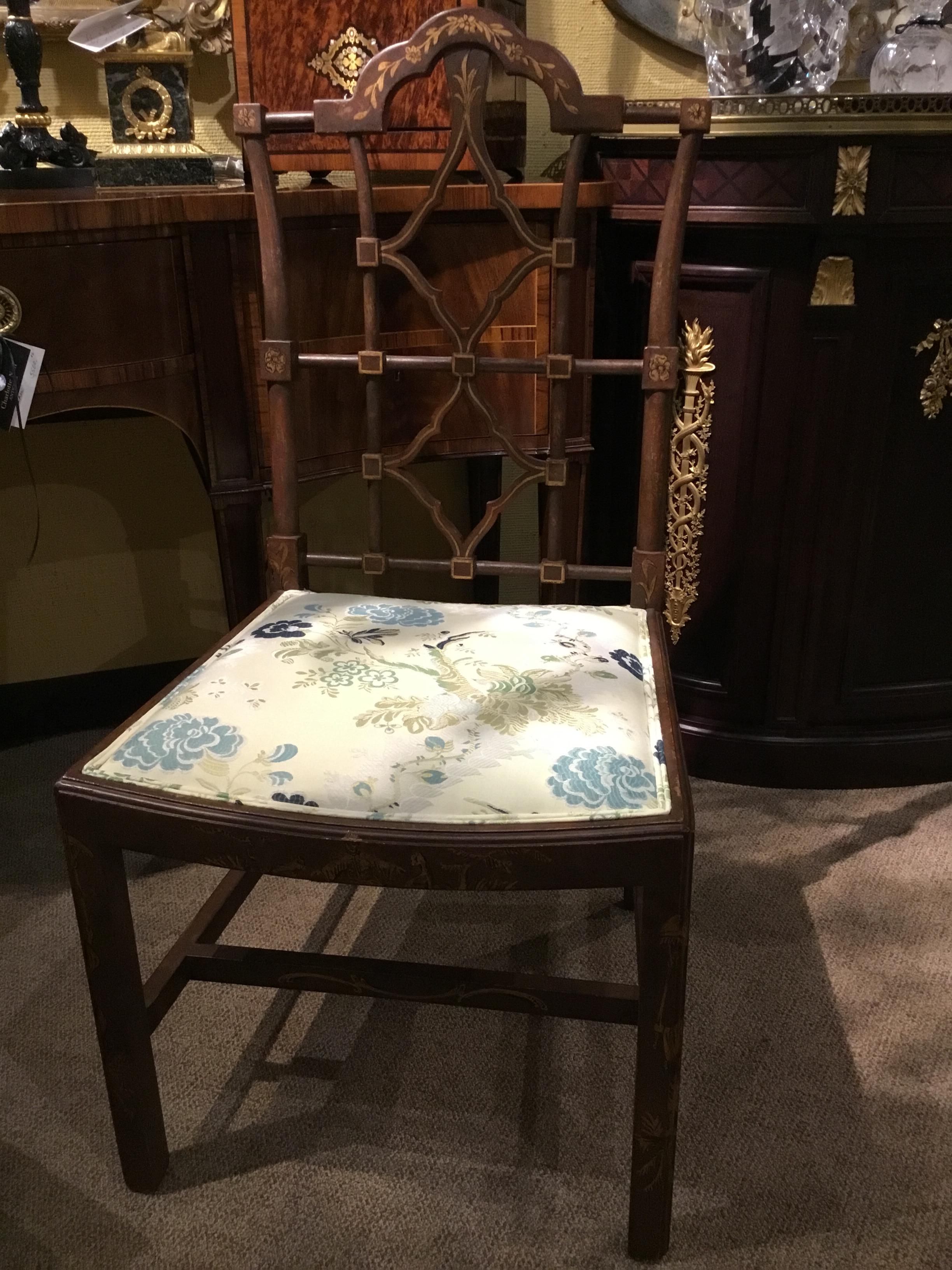 painted chippendale chairs