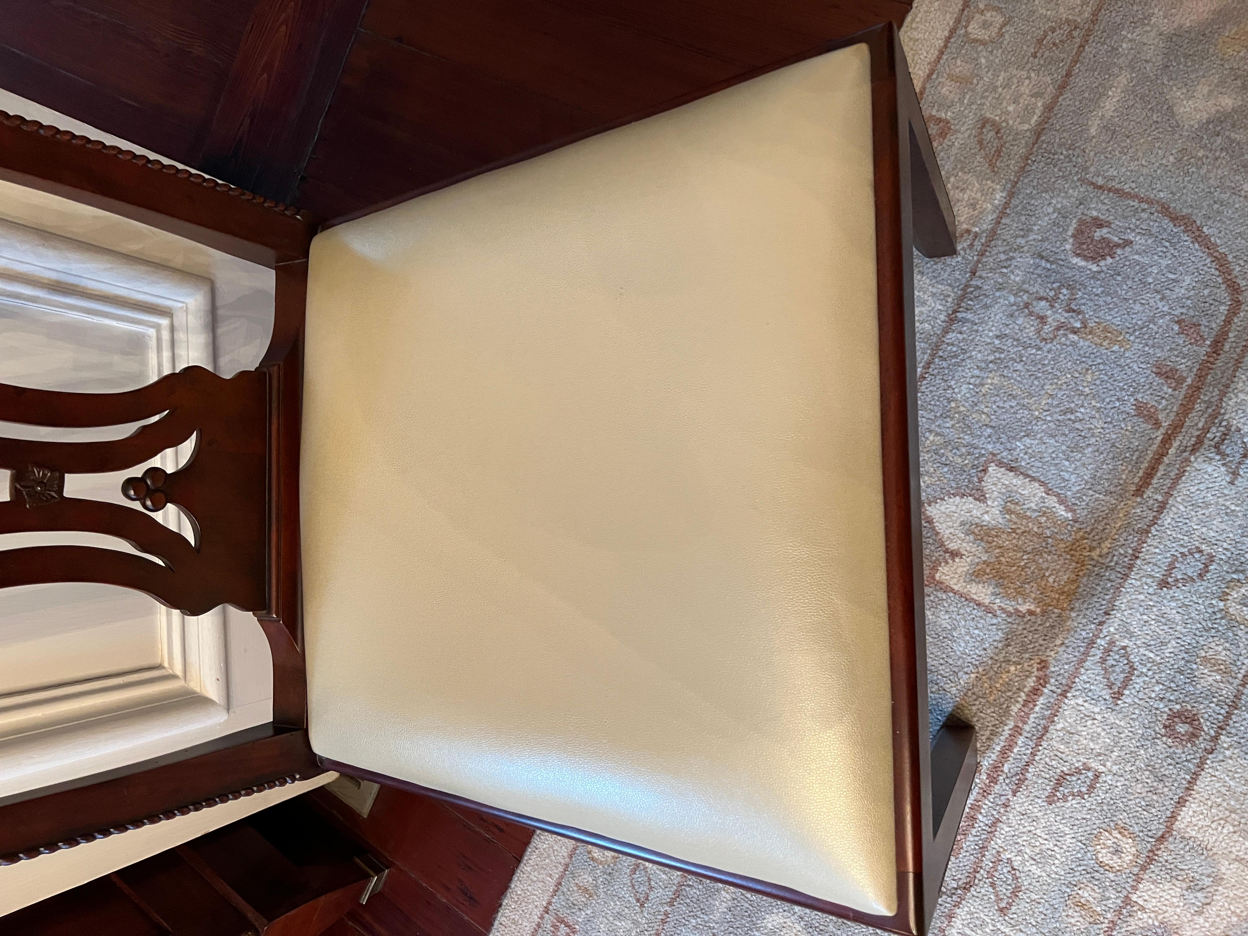 Set of 12 Chippendale Style Dining Room Chairs In Good Condition In New Orleans, LA