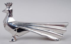 Ensemble de 12 porte-couteaux de la ménagerie d'animaux Christofle Art déco français