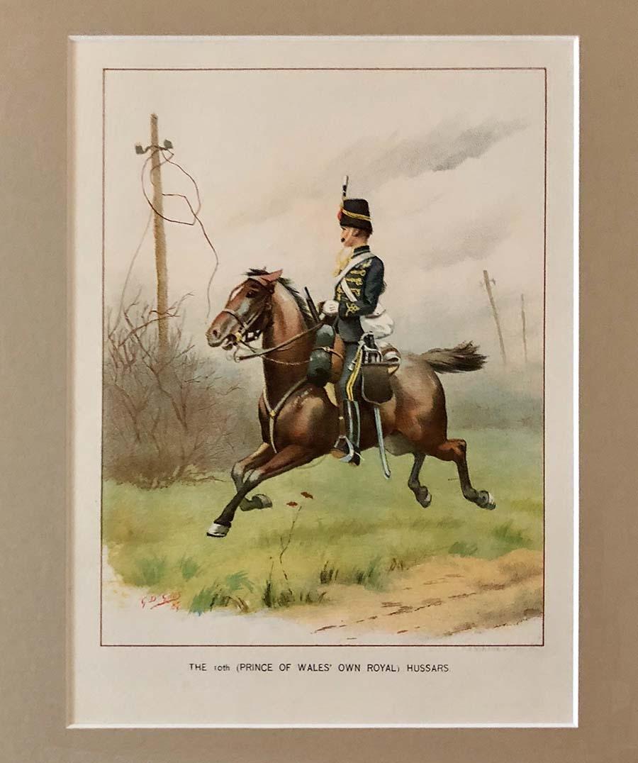 Set of 12 Chromolithographs from 1890 for “Her Majesty’s Army