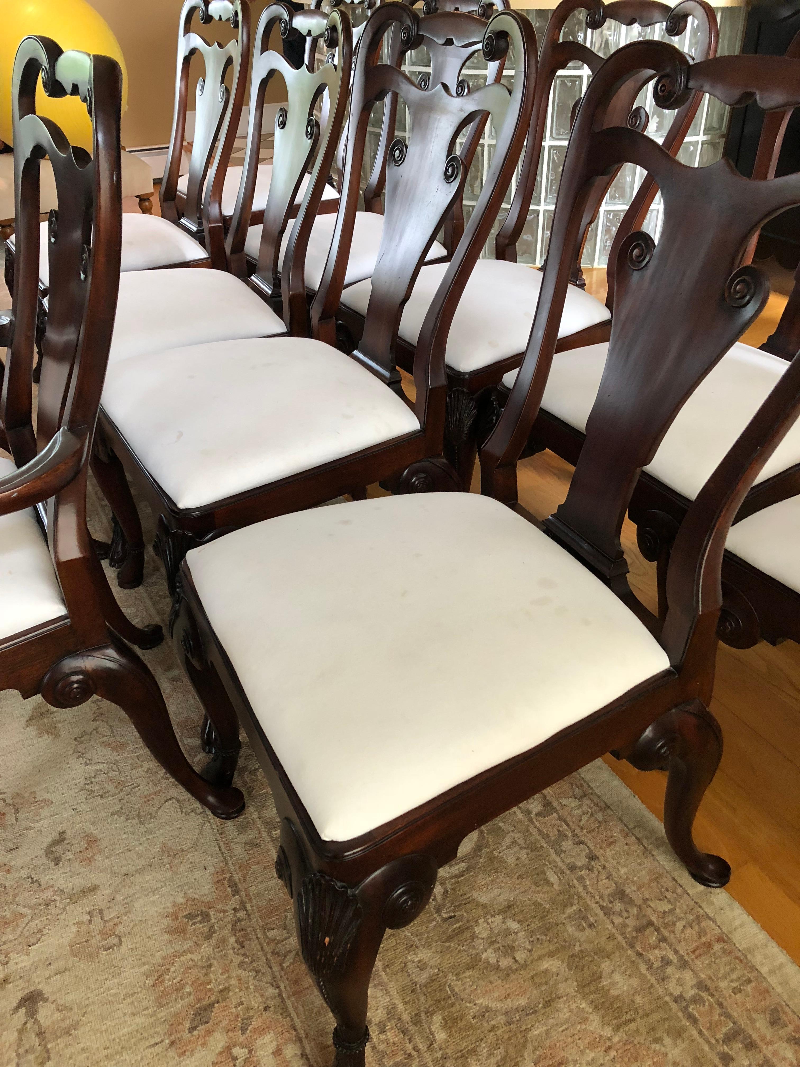 Set of 12 Classic Ralph Lauren for Henredon Dining Chairs 2