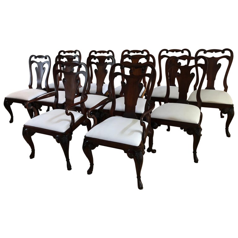 Set of 12 Classic Ralph Lauren for Henredon Dining Chairs at 1stDibs
