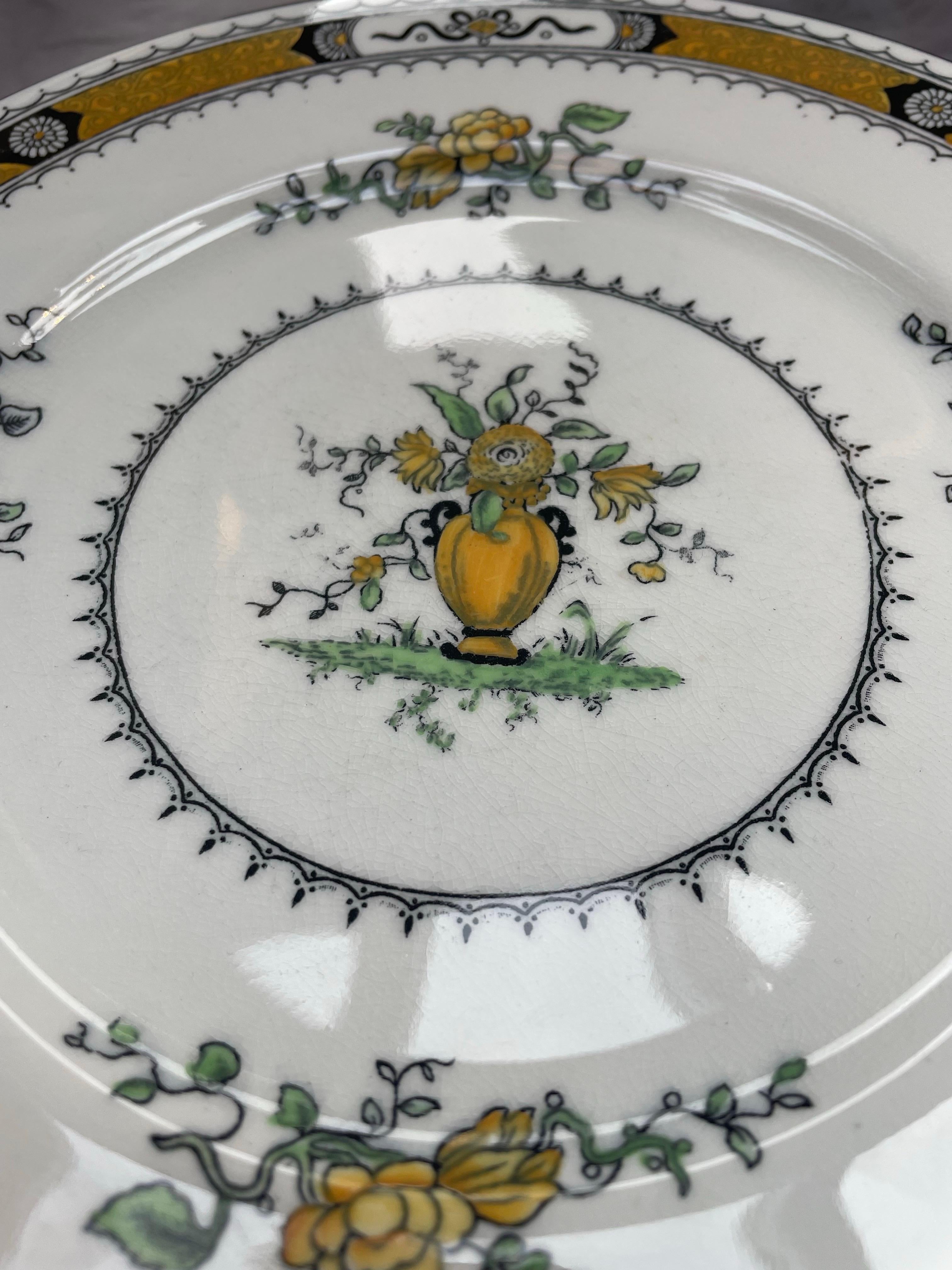 Juego de 12 platos llanos 