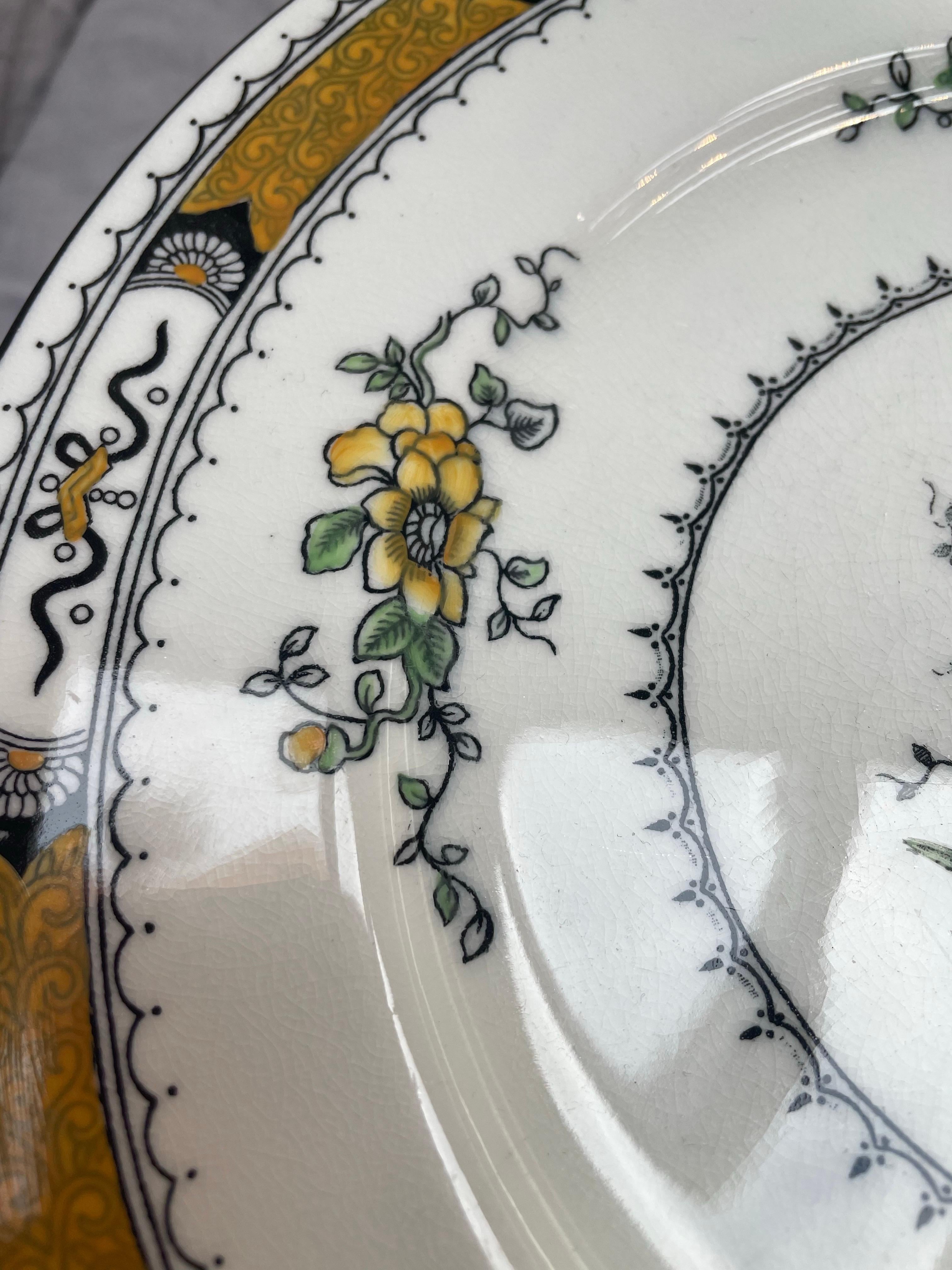 Juego de 12 platos llanos 