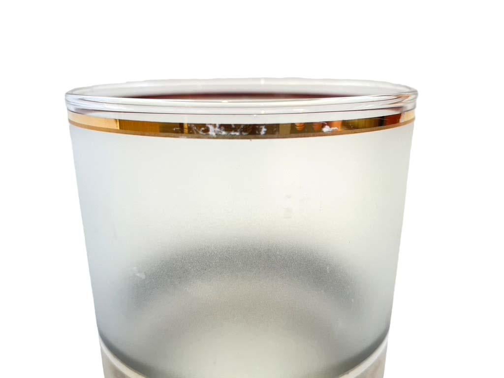 Mid-Century Modern Ensemble de 12 verres Collins and High Ball Culver avec motif Regency en or 22 carats en vente