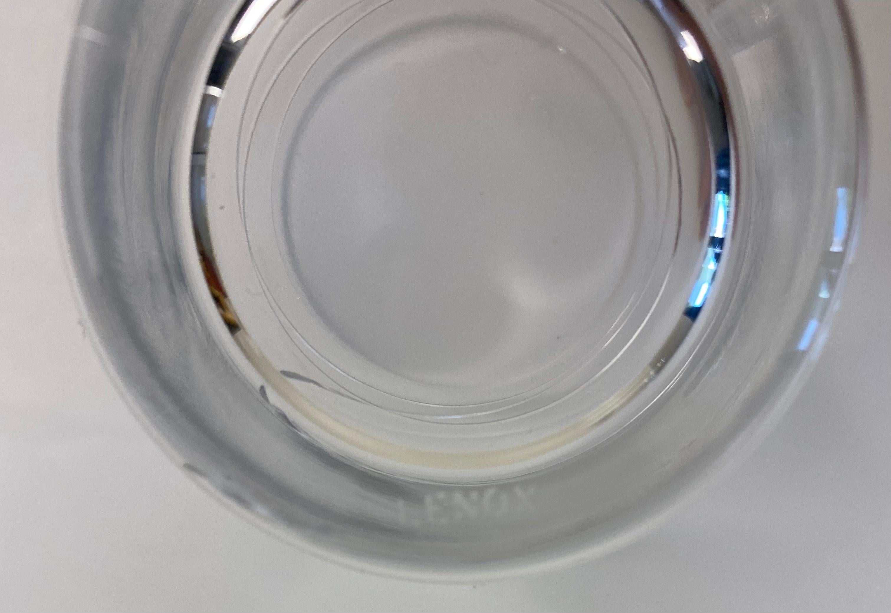 Cristal Ensemble de 12 verres à eau en cristal taillé de Lenox en vente