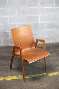 Set of 12 Danish Bentwood Armchairs