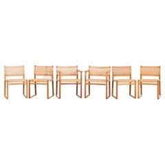 Set of 6 Danish Dining Chairs by Børge Mogensen for Fredericia in Oak, Denmark
