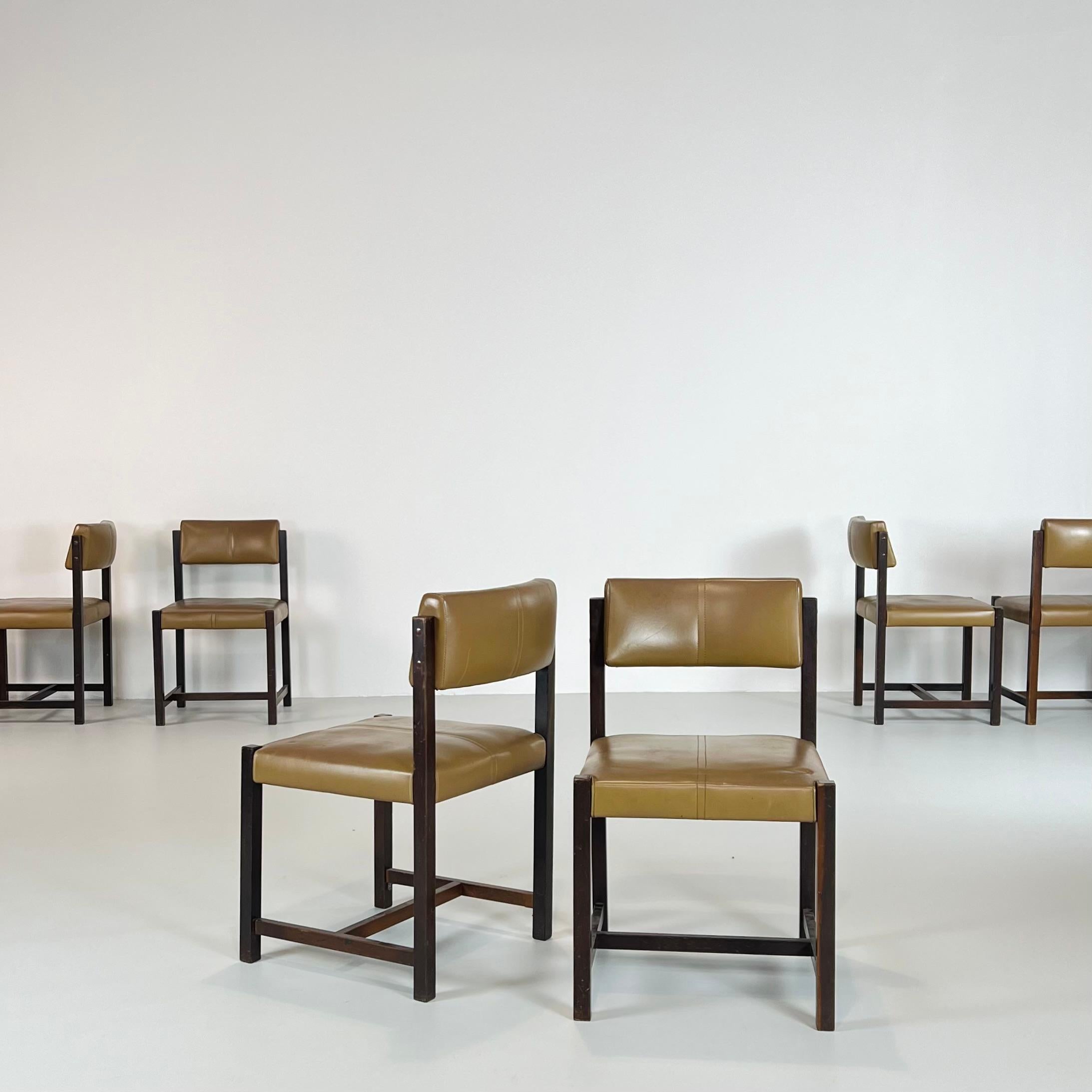 Mid-Century Modern Set of 12 'Del Rey' Dining Room Chairs Designer Jorge Zalszupin 1960 Brazil