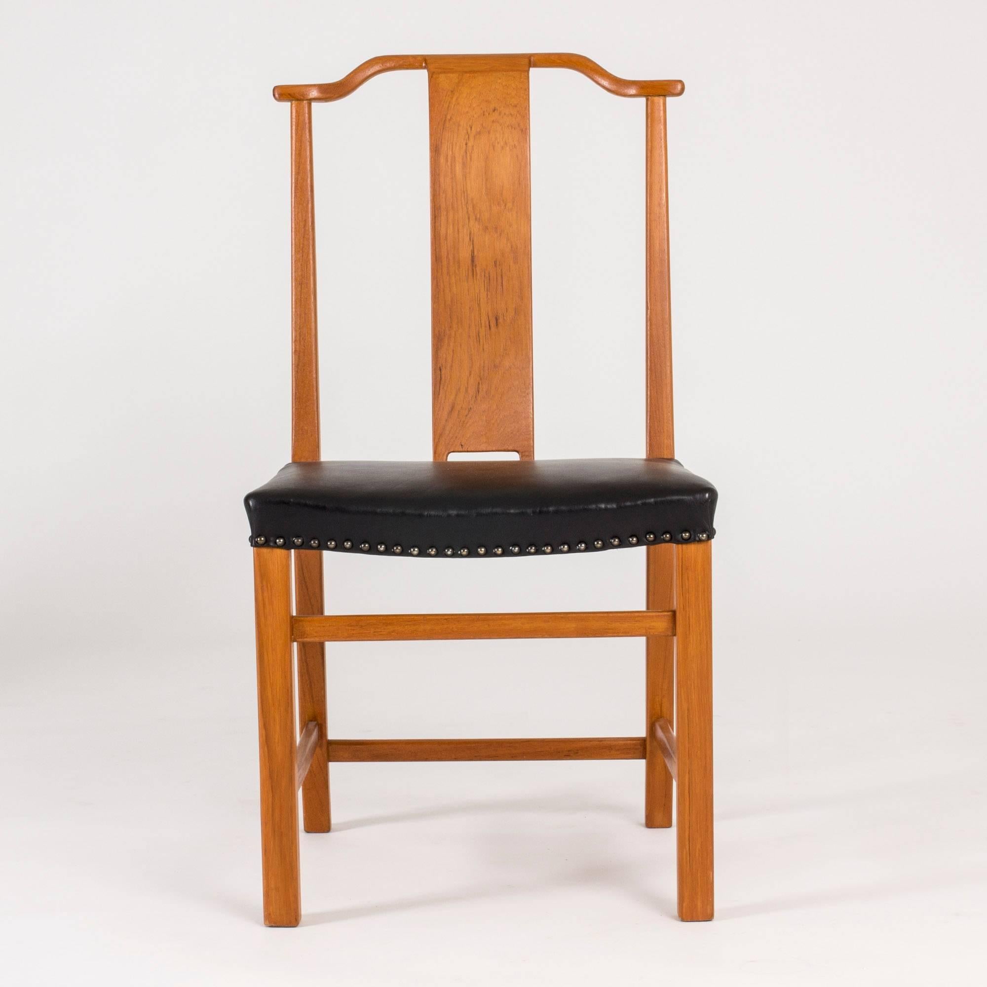 Mid-20th Century Set of 12 Dining Chairs by Axel Larsson