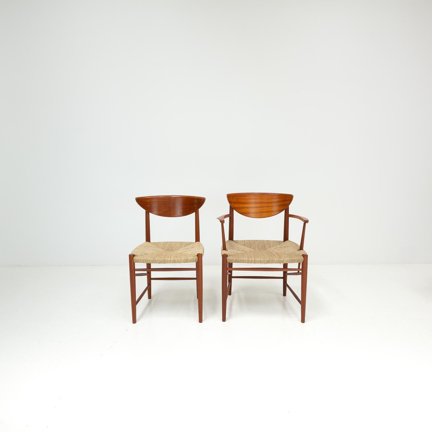 Set of 12 Dining Chairs by Hvidt and Mølgaard-Nielsen, Denmark, 1950s 13