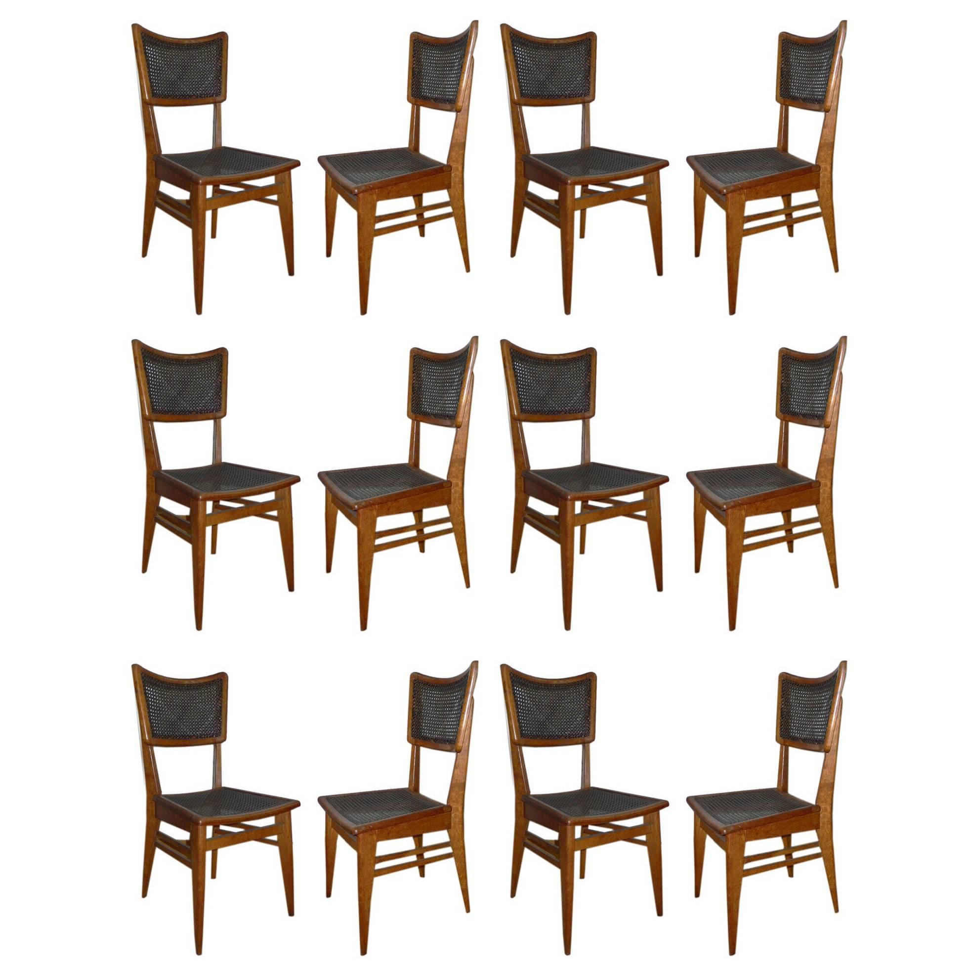 Set of 12 Dining Chairs by Maple & Cie