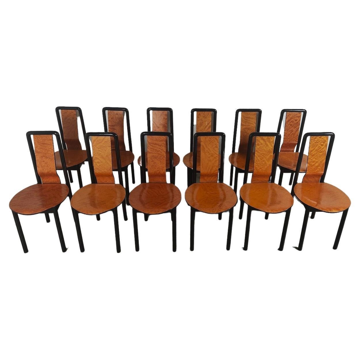 Set of 12 dining chairs by Pierre Cardin 1960s