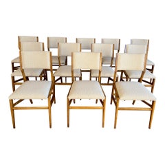 Set of 12 dining chairs Gio Ponti for Cassina, Italy 1960's