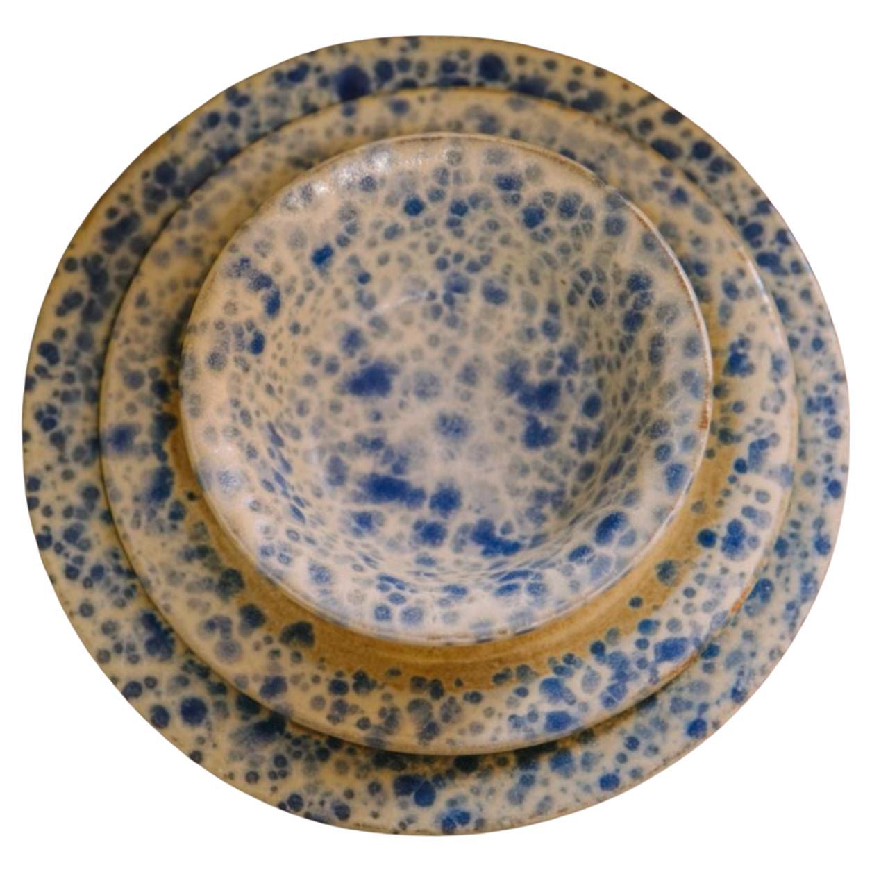 Set of 12 Plates by Casa Alfarera For Sale