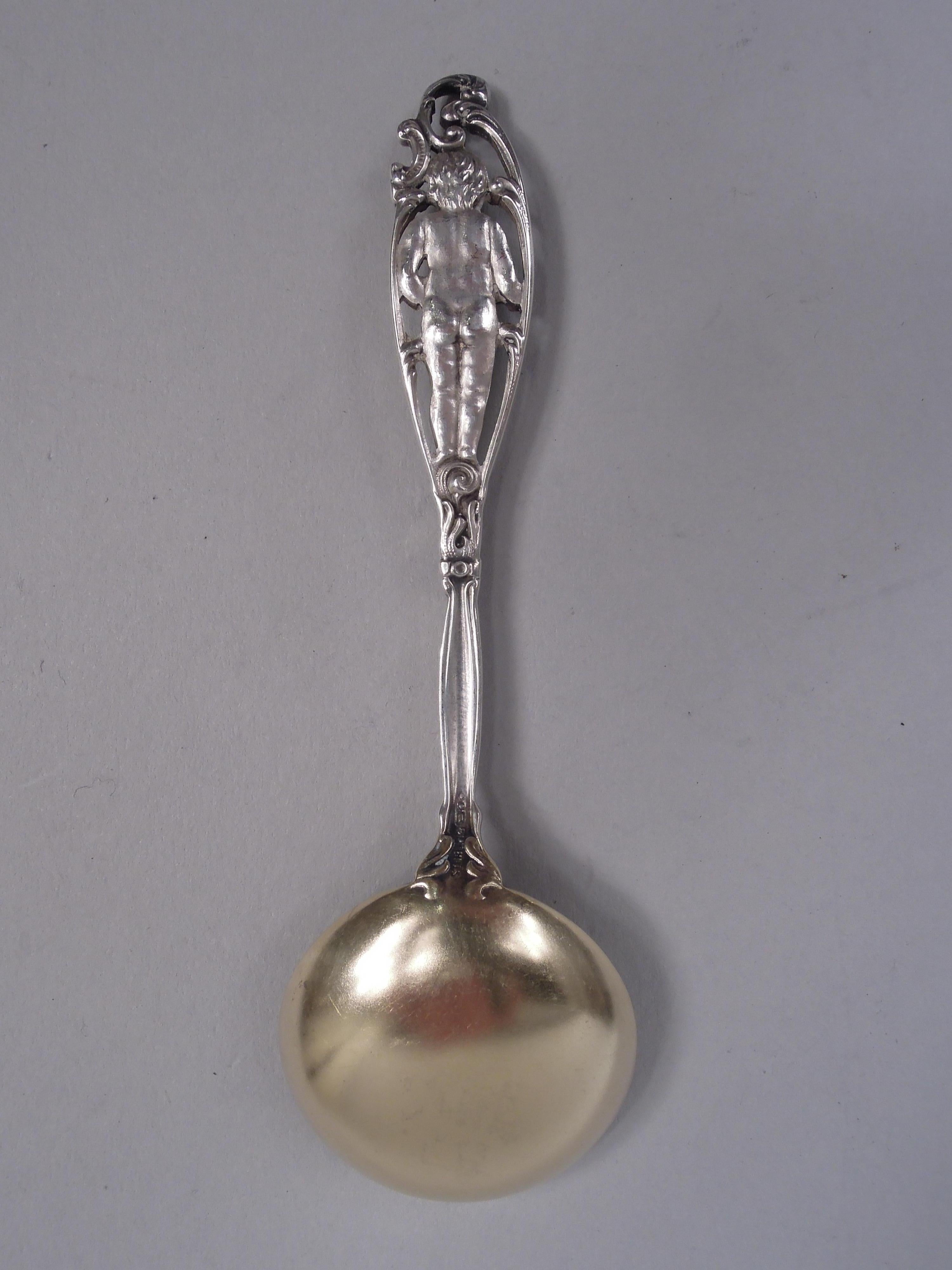 Victorian Set of 12 Dominick & Haff Labors of Cupid Five O’Clock Spoons For Sale