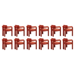 Set of 12 Double Arch Dining Chair, Velvet, InsidherLand by Joana Santos Barbosa