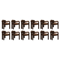 Set of 12 Double Arch Dining Chair, Velvet, InsidherLand by Joana Santos Barbosa