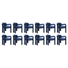 Set of 12 Double Arch Dining Chair, Velvet, InsidherLand by Joana Santos Barbosa