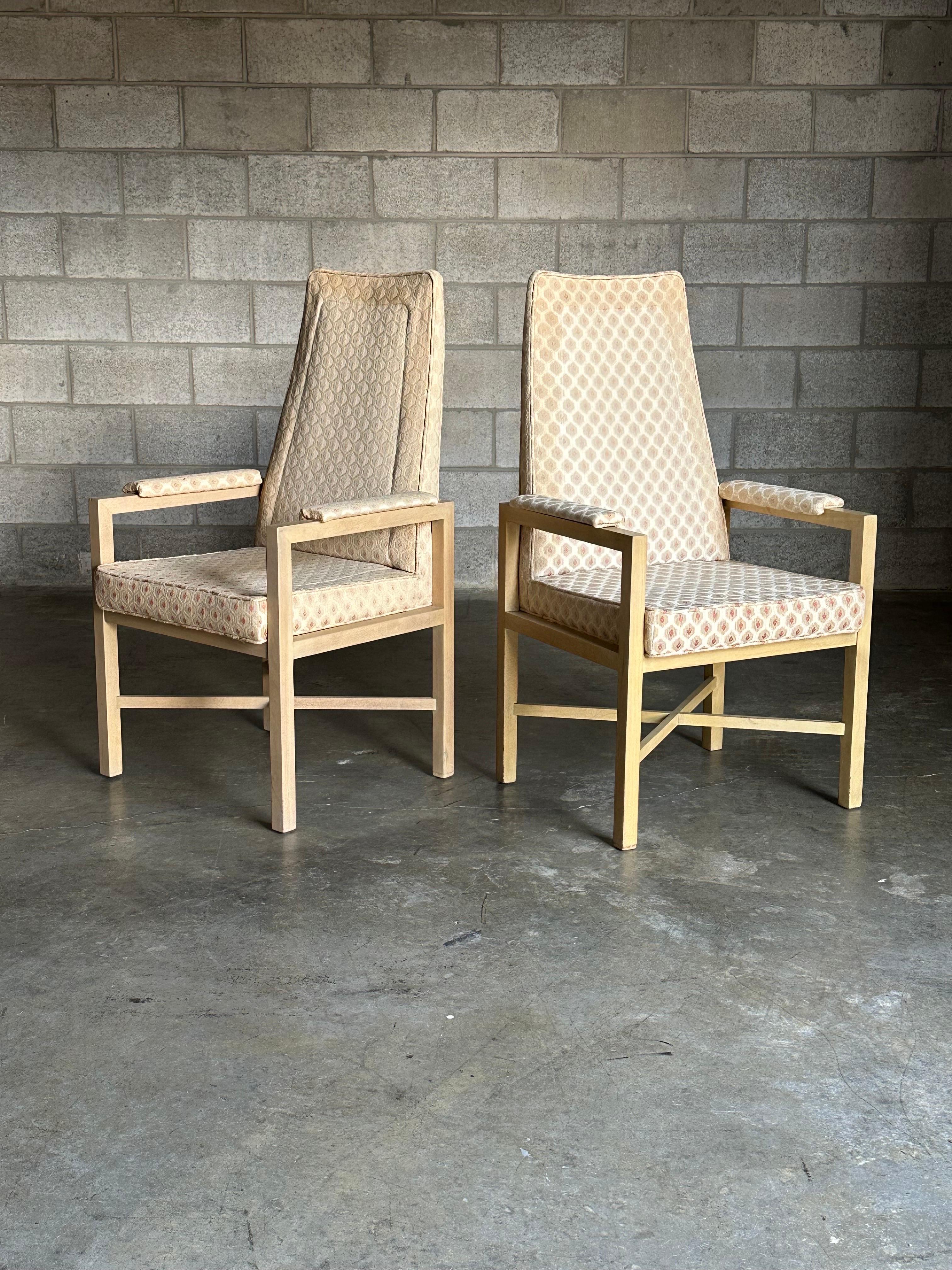 Wood Set of 12 Dunbar Dining Chairs Designed by Roger Sprunger