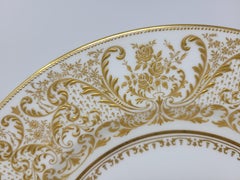 Set of 12 English Service Plates