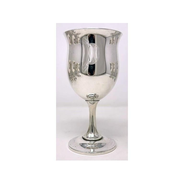 Juego de 12 copas de vino Estate American Reed & Barton de plata de ley, circa 1930 siglo XX