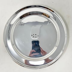 Set of 12 Estate English Silver-Plated Charger Plates