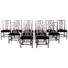 Set of 12 European Chairs, 19th Century