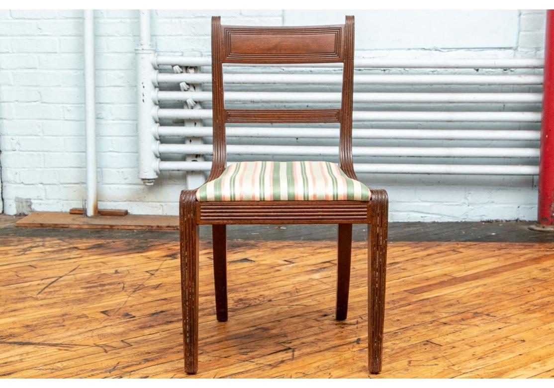 Set of 12 Fine Form 1820 Regency Mahogany Dining Chairs 8
