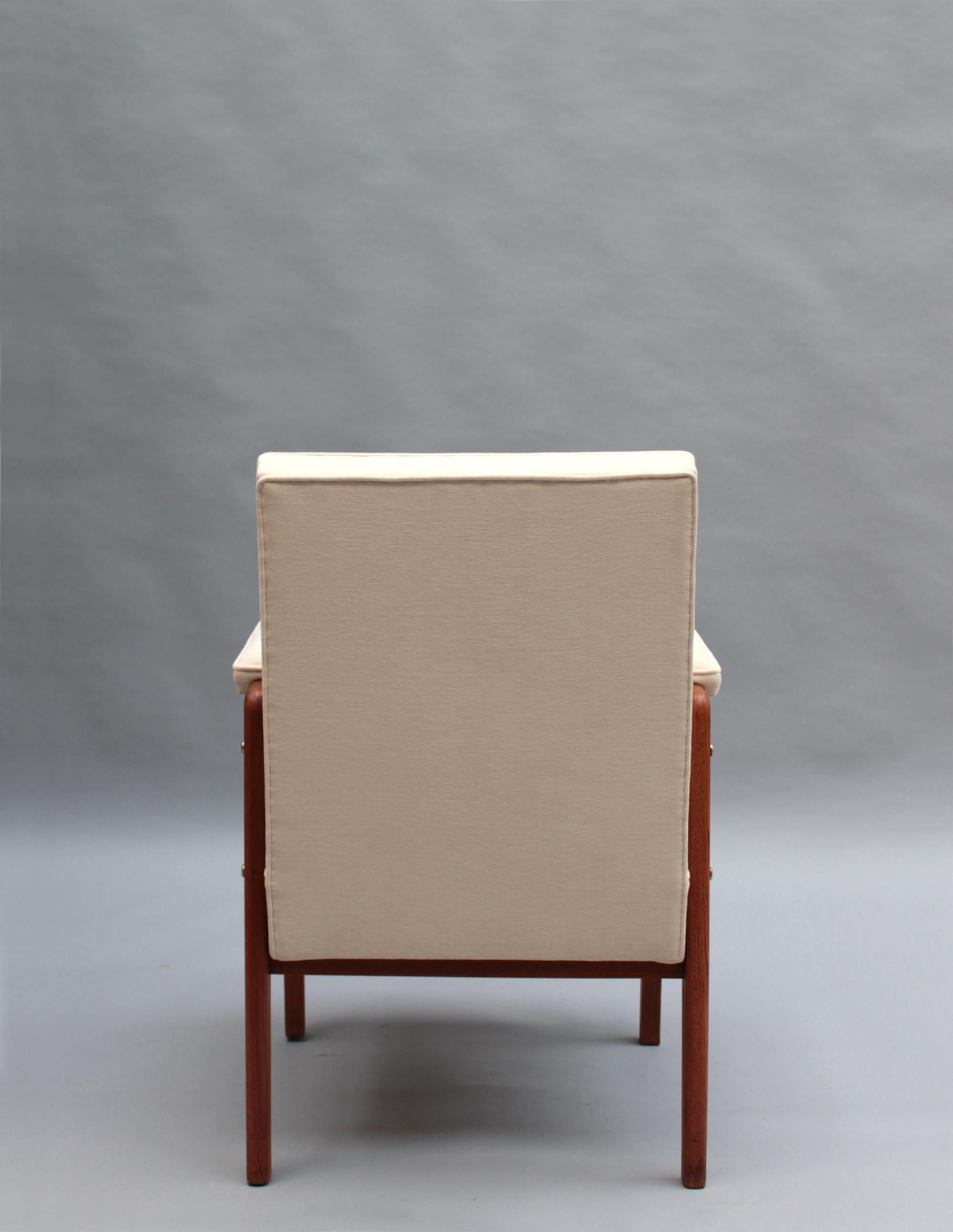 Ensemble de 12 fauteuils en chêne des années 1950 de Marcel Gascoin en vente 4