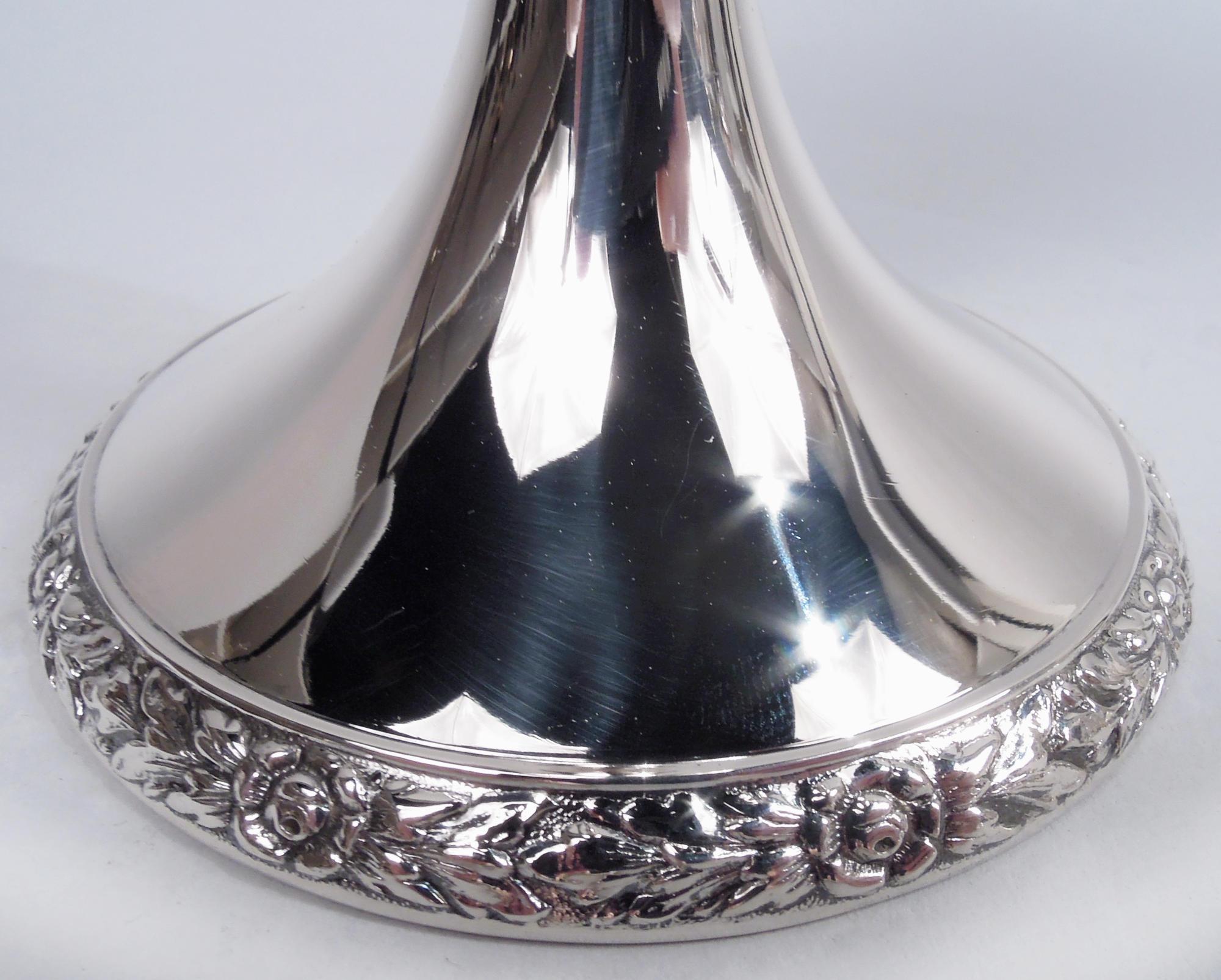 Juego de 12 copas de plata de ley Fisher Rose Bouquet en Bueno Estado en New York, NY